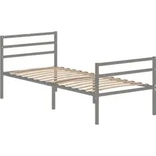 Кровать Домаклево Металика Г3+Г2 90x190 (серый)
