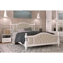 Кровать Bravo Мебель Жасмин 140x200 (белый античный)