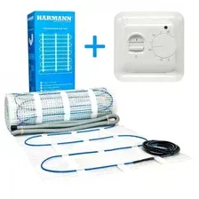 Нагревательный мат Harmann W160-060 6 кв.м. 960 Вт (с терморегулятором MST-1)