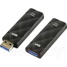 USB flash накопитель Silicon Power Blaze B20 Black 64GB (SP064GBUF3B20V1K)