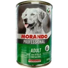 Консерва Morando для собак паштет с телятиной, Professional Line, 400г