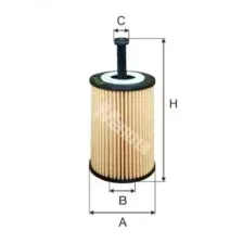 Фильтр масляный MFILTER TE 614 Citroen Xsara/C3, Peugeot 206/306 1.4/1.6 97>