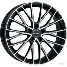 Литые диски MAK Speciale 22x10" 5x112мм DIA 66.6мм ET 37мм Black Mirror
