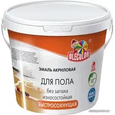 Эмаль Olecolor Акриловая для пола 1 кг (красно-коричневый)