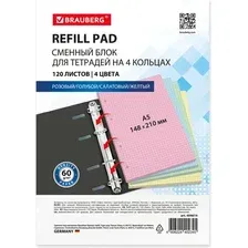 Сменный блок листов Brauberg А5 / 404614 (120л)