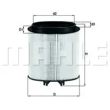 Воздушный фильтр Mahle Knecht LX2974