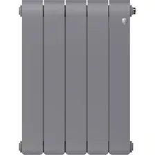 Радиатор биметаллический Royal Thermo Infinity 500 Silver Satin 5 секций