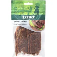 Лакомство для собак TiTBiT Меню от Шефа Джерки мясные из курицы 70 г
