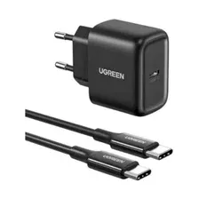 Сетевое зарядное устройство UGREEN CD250 Black с кабелем USB-C 