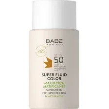 Крем солнцезащитный Laboratorios BABE Super Fluid Color Mattifyng Sunscreen SPF50 (50 мл)