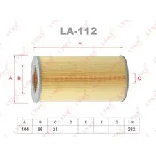 Фильтр воздушный LYNXAUTO LA112