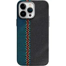 Чехол-накладка Luxo Пути сошлись J217 для Apple iPhone 15 Pro Max (хаки/бирюзовый)