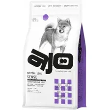 Корм для собак AJO Dog Sense, для собак с чувствительным пищеварением, с гречкой, 2 кг