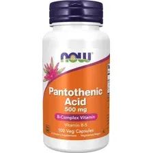 Pantothenic Acid 500 mg, 100 капс