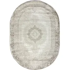 Коврик Safyun Eva / LZ140-CREAM-BEIGE-OVAL (1.2x1.7)