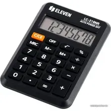 Калькулятор Eleven LC-210NR (черный)