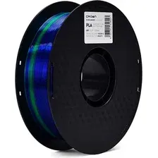 Пластик для 3D-печати Crown PLA Silk / CM-FILPLASD009BG (1.75мм, 1кг, синий/зеленый)