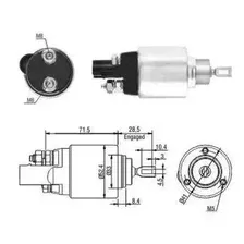 реле втягивающее! Audi A3, VW Golf/Passat/Polo 3.2/1.9TDi/2.0TDi 01 46181 MEAT & DORIA