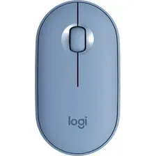 Мышь Logitech M350 Pebble (голубой)