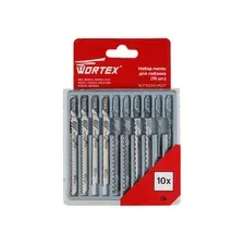Набор пилок для лобзика универсальный 10 шт. WORTEX