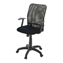 Кресло офисное Фабрикант Альфа (TW №9 черный/S №11 черный/PL 600)