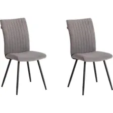 Стул TetChair Monte Carlo Trend (велюр, серый/черный, 2 шт)