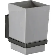 Стакан для зубной щетки и пасты Wisent WP2606 (брезентово-серый)
