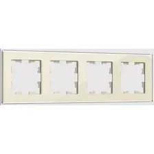 Рамка IEK Brite BR-M42-G-K10