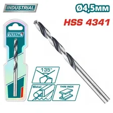 Сверло по металлу HSS 4,5мм TOTAL TAC1200454
