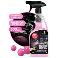 Полироль-очиститель пластика матовый Polyrole Matte bubble (флакон 600 мл)
