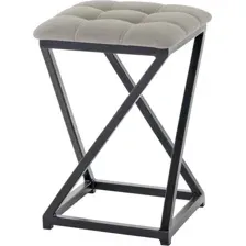 Табурет AMC Comfort 8К1.18 (кожзам, латте/черный)