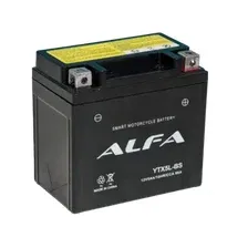 Аккумулятор мотоциклетный AGM ALFA YTX5L-BS 5Ah (80A 113*70*107) ALFA EB5-3