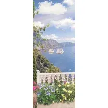 Фотообои листовые Citydecor Фреска балкончик 3D (100x254)