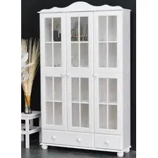 Шкаф-витрина Диприз Бритта Д.30021.2 (белый воск)