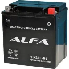 Мотоциклетный аккумулятор ALFA YIX30L-BS (30 Ач)