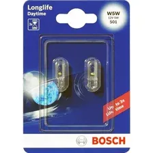 Лампа накаливания Bosch W5W Longlife Daytime 2шт