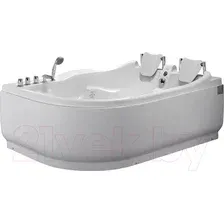 Ванна акриловая Gemy G9083 B R 180x121 (с гидромассажем)
