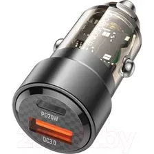 Автомобильное зарядное устройство Borofone BZ20 (черный)