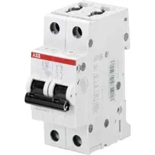 Выключатель автоматический ABB S 202 2P С 6А 6кА 2M 2CDS252001R0064