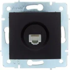 Розетка Lezard Asti 7081-4288-139 (черный бархат)
