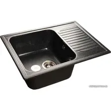 Кухонная мойка GranFest GF-S645L (черный)