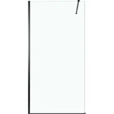 Душевая стенка Wellerein Walk-In WRT-W8MB100 (100x200, прозрачный/черный)