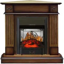Каминокомплект Смолком Brighton Corner  Majestic-s Lux BL LT (дуб антик)