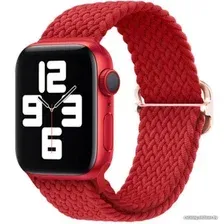 Ремешок Rumi Wick из плетеного нейлона для Apple Watch 38/40/41mm (красный)