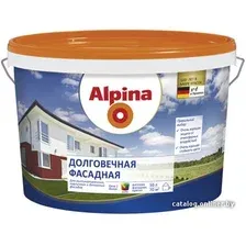 Краска Alpina Долговечная фасадная (База 1, 10 л)