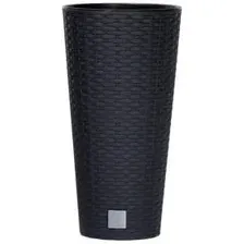 Кашпо Prosperplast Flower Pot Rato Tubus DRTUS250-S433 (антрацит)