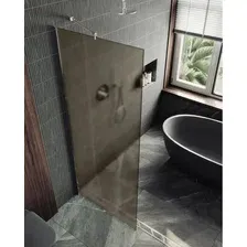 Душевая стенка MaybahGlass 89x195 MGD-692-5ш (бронзовое матовое стекло/хром матовый)
