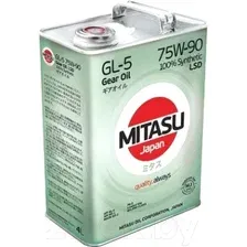 Трансмиссионное масло Mitasu Gear Oil 75W90 / MJ-411-4 (4л)
