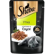 Пресервы Sheba Ломтики в соусе. Утка 75 г