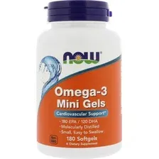 БАД Now Foods Omega-3 Mini 500 мг (180 капсул)